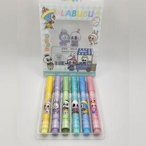 LABUBU 6-Pack Highlighters NEW